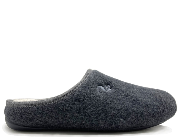 nat 2 thies thies 1856 ® Organic Slipper vegan dark grey