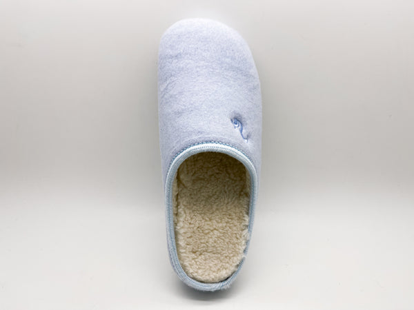 Nat 2 Thies Thies 1856 ® Organic Slipper Vegan Light Blue