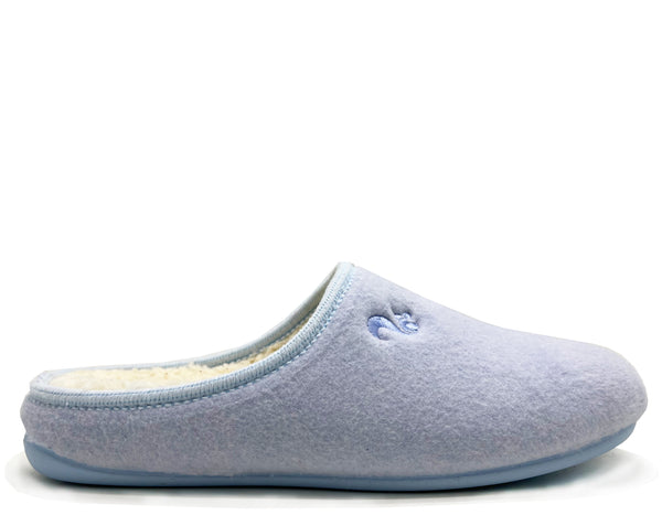 nat 2 thies thies 1856 ® Organic Slipper vegan light blue