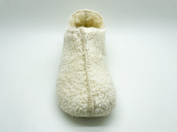Nat 2 Thies Thies 1856 ® Organic Teddy Slipper Boots Vegan Off White