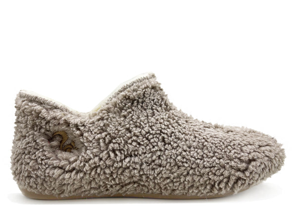 nat 2 thies thies 1856 ® Organic Teddy Slipper Boots vegan taupe