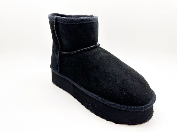 Nat 2 Thies Thies 1856 ® Platform Sheep Boots Black