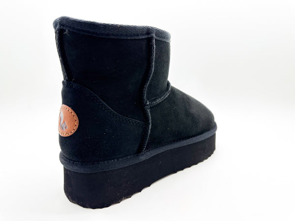 Nat 2 Thies Thies 1856 ® Platform Sheep Boots Black