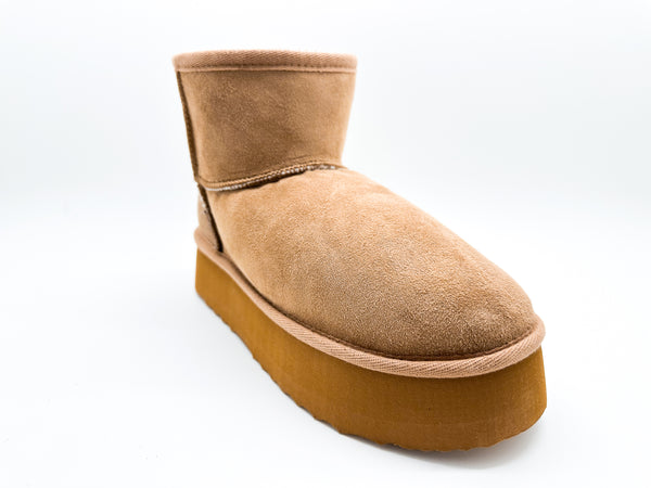 Nat 2 Thies Thies 1856 ® Platform Sheep Boots Chestnut