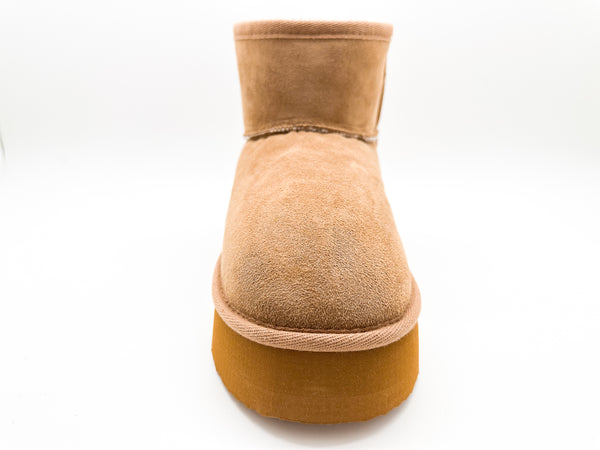 Nat 2 Thies Thies 1856 ® Platform Sheep Boots Chestnut