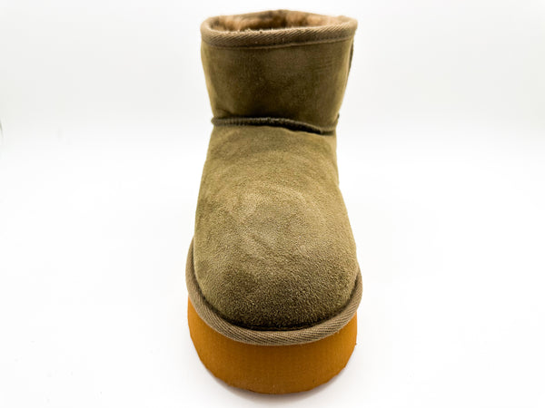 Nat 2 Thies Thies 1856 ® Platform Sheep Boots Olive