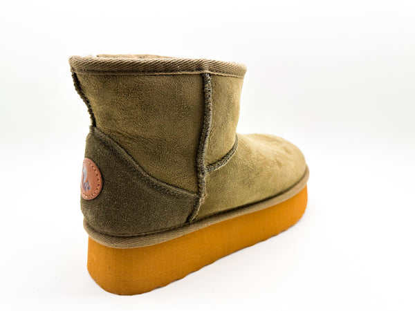 Nat 2 Thies Thies 1856 ® Platform Sheep Boots Olive