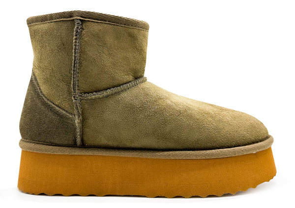 nat 2 thies thies 1856 ® Platform Sheep Boots olive