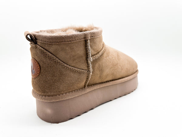 Nat 2 Thies Thies 1856 ® Platform Shorty Boots Elephant Grey
