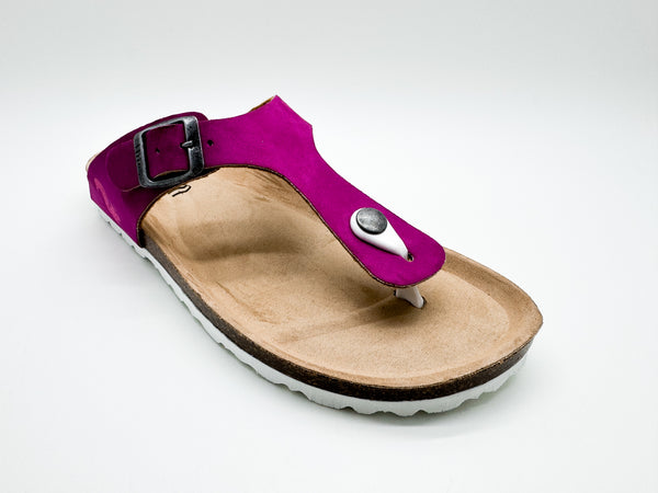 Nat 2 Thies Thies 1856 ® Rec Bio Thong Sandal Vegan Orchid Pink