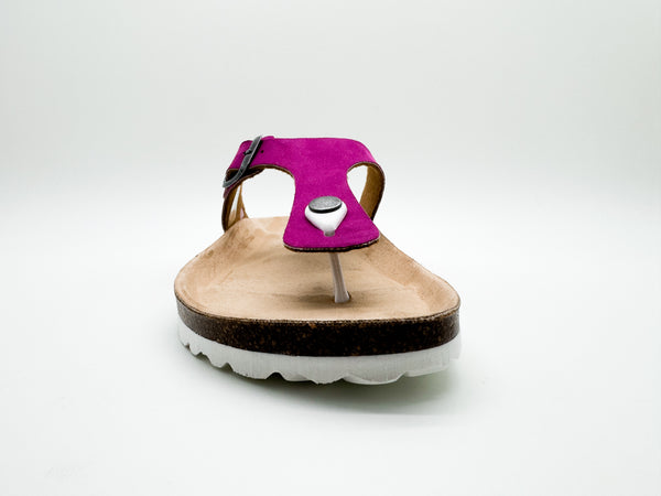 Nat 2 Thies Thies 1856 ® Rec Bio Thong Sandal Vegan Orchid Pink