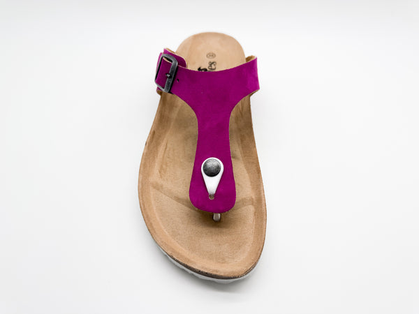 Nat 2 Thies Thies 1856 ® Rec Bio Thong Sandal Vegan Orchid Pink