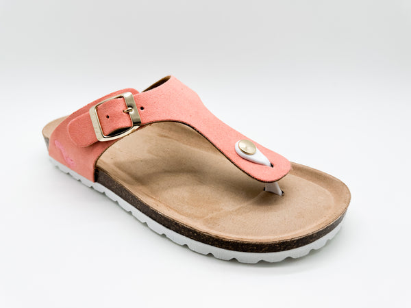 Nat 2 Thies Thies 1856 ® Rec Bio Thong Sandal Vegan Salmon