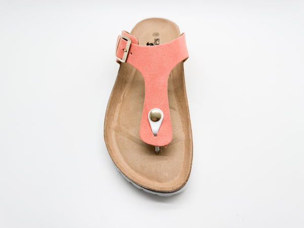 Nat 2 Thies Thies 1856 ® Rec Bio Thong Sandal Vegan Salmon
