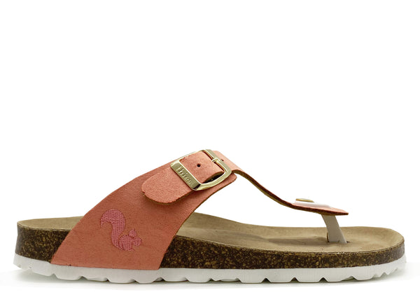nat 2 thies thies 1856 ® Rec Bio Thong Sandal vegan salmon