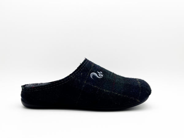 Nat 2 Thies Thies 1856 ® Rec Check Slipper Dark Navy