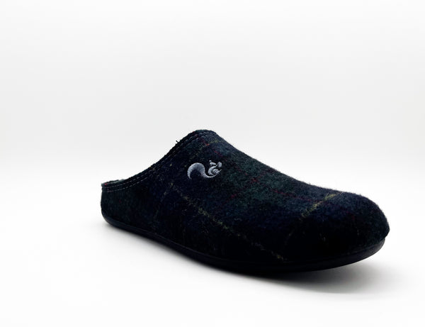 Nat 2 Thies Thies 1856 ® Rec Check Slipper Dark Navy