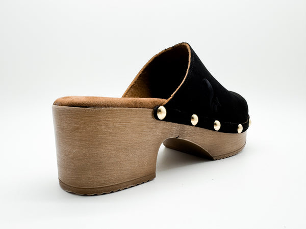 Nat 2 Thies Thies 1856 ® Rec Comfy Clog Vegan Black