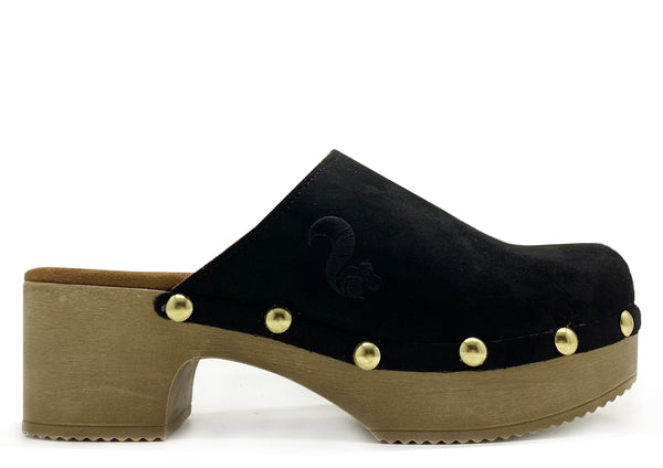 nat 2 thies thies 1856 ® Rec Comfy Clog vegan black