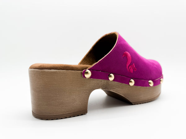 Nat 2 Thies Thies 1856 ® Rec Comfy Clog Vegan Orchid Pink
