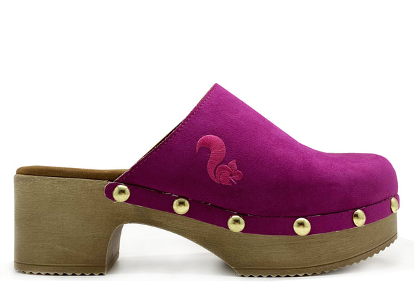 nat 2 thies thies 1856 ® Rec Comfy Clog vegan orchid pink