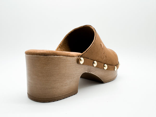 Nat 2 Thies Thies 1856 ® Rec Comfy Clog Vegan Tobacco