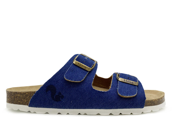 nat 2 thies thies 1856 ® Rec Denim Sandal vegan denim blue