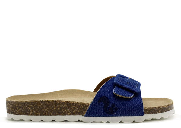 nat 2 thies thies 1856 ® Rec Denim Strap Sandal vegan denim blue