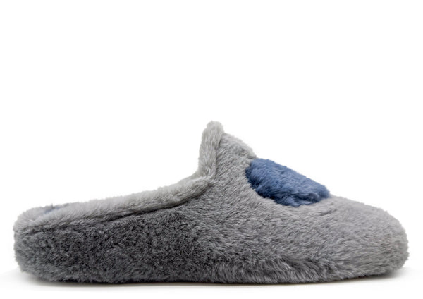 nat 2 thies thies 1856 ® Rec Heart Slipper grey love