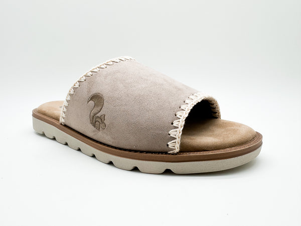 Nat 2 Thies Thies 1856 ® Rec Soft Woven Slide Taupe