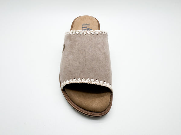 Nat 2 Thies Thies 1856 ® Rec Soft Woven Slide Taupe