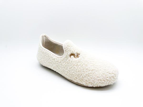Nat 2 Thies Thies 1856 ® Rec Teddy Closed Slipper Off White