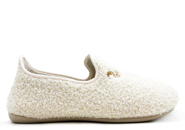 nat 2 thies thies 1856 ® Rec Teddy Closed Slipper off white