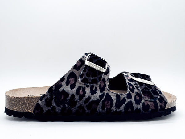 Nat 2 Thies Thies 1856 ® Rec Velvet Leo Sandal Grey Leo