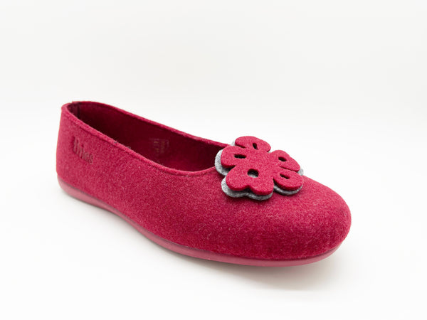 Nat 2 Thies Thies 1856 ® Recycled PET Ballerina Vegan Bordeaux