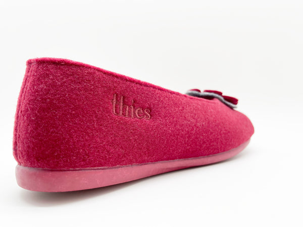 Nat 2 Thies Thies 1856 ® Recycled PET Ballerina Vegan Bordeaux