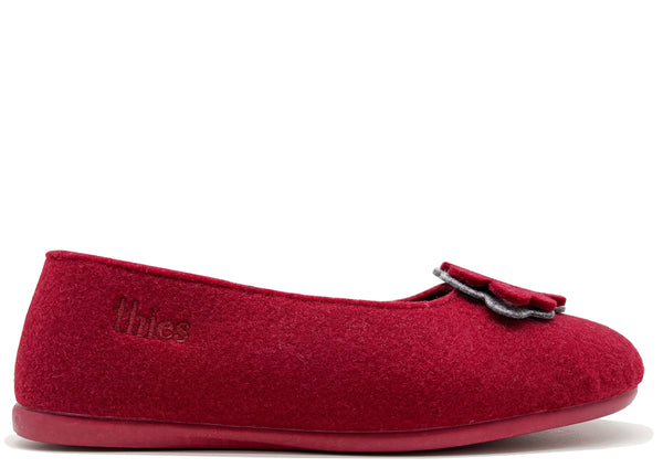 nat 2 thies thies 1856 ® Recycled PET Ballerina vegan bordeaux