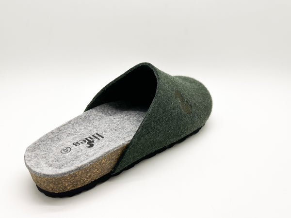 Nat 2 Thies Thies 1856 ® Recycled PET Bio Clog Moss Green