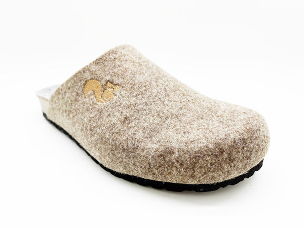 Nat 2 Thies Thies 1856 ® Recycled PET Bio Clog Vegan Beige Marron Orange