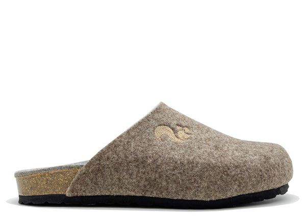 nat 2 thies thies 1856 ® Recycled PET Bio Clog vegan beige marron orange