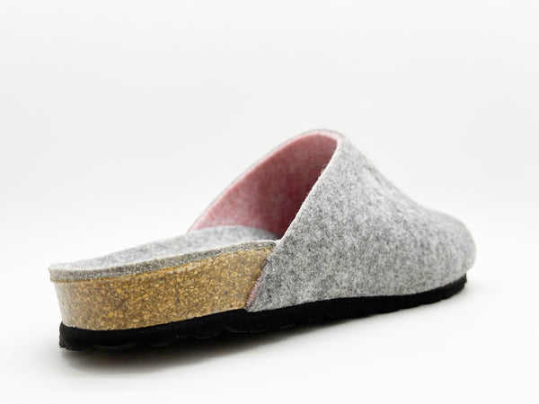 Nat 2 Thies Thies 1856 ® Recycled PET Bio Clog Vegan Light Grey Rose