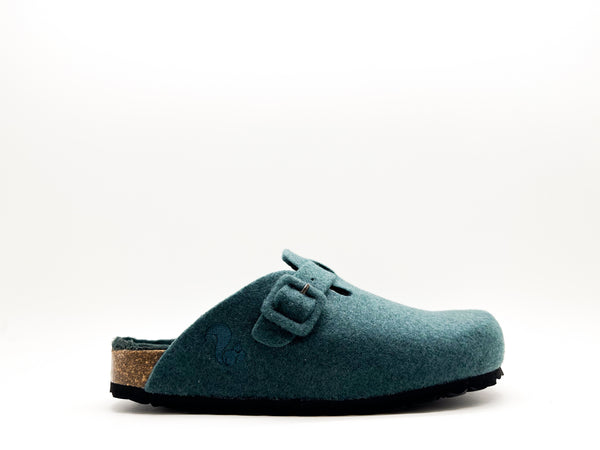 Nat 2 Thies Thies 1856 ® Recycled PET Buckle Clog Forest Green