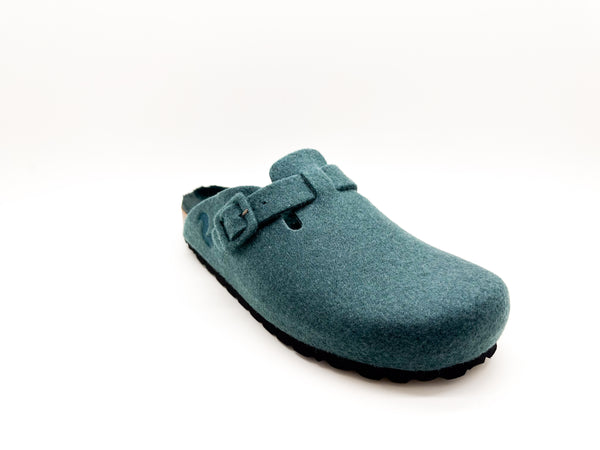 Nat 2 Thies Thies 1856 ® Recycled PET Buckle Clog Forest Green