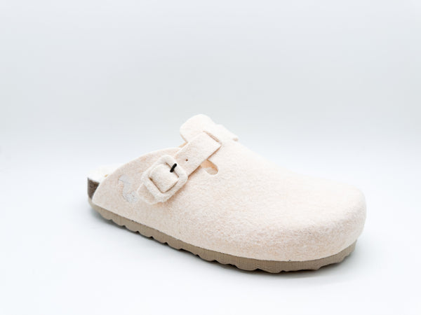 Nat 2 Thies Thies 1856 ® Recycled PET Buckle Clog Off White
