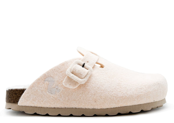 nat 2 thies thies 1856 ® Recycled PET Buckle Clog off white