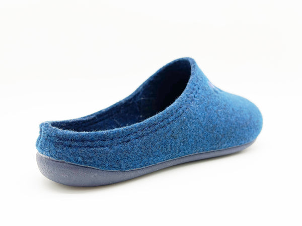 Nat 2 Thies Thies 1856 ® Recycled PET Slipper Kids Vegan Navy Marino