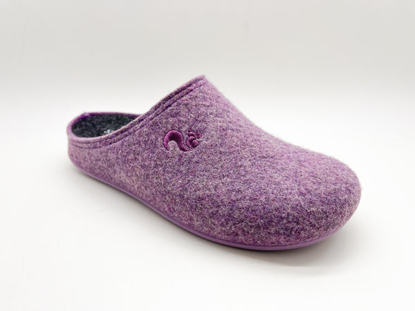 Nat 2 Thies Thies 1856 ® Recycled PET Slipper Vegan Aubergine