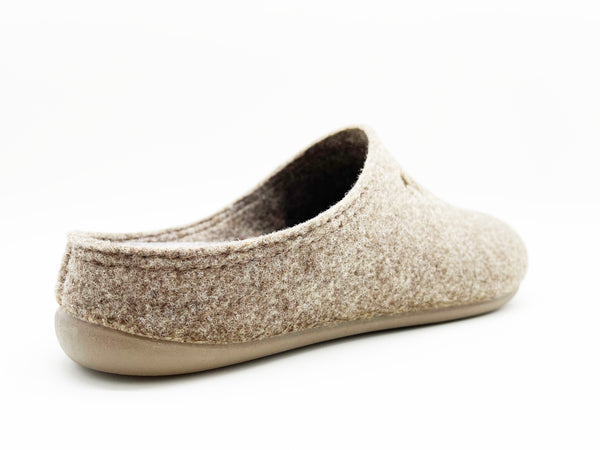 Nat 2 Thies Thies 1856 ® Recycled PET Slipper Vegan Beige Marron