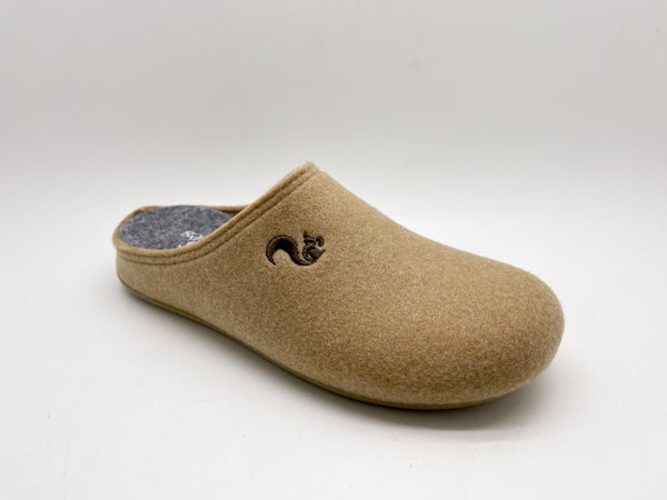 Nat 2 Thies Thies 1856 ® Recycled PET Slipper Vegan Camel
