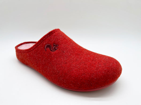 Nat 2 Thies Thies 1856 ® Recycled PET Slipper Vegan Cherry